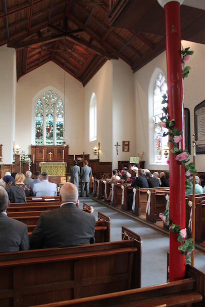 Wedding at St Mary's Stone 