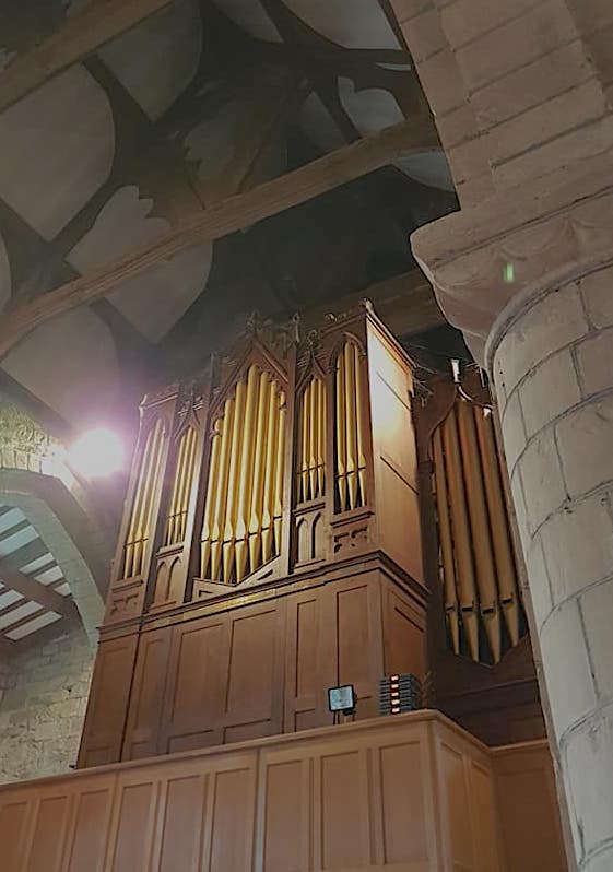 Organ at St Cassian's 