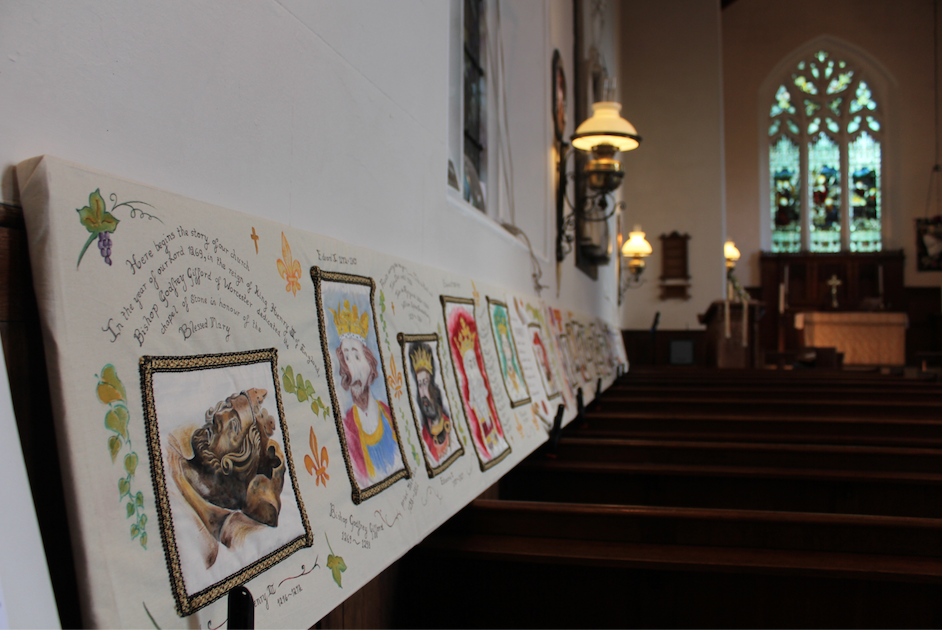 St Mary's, Stone Anniversary Service display